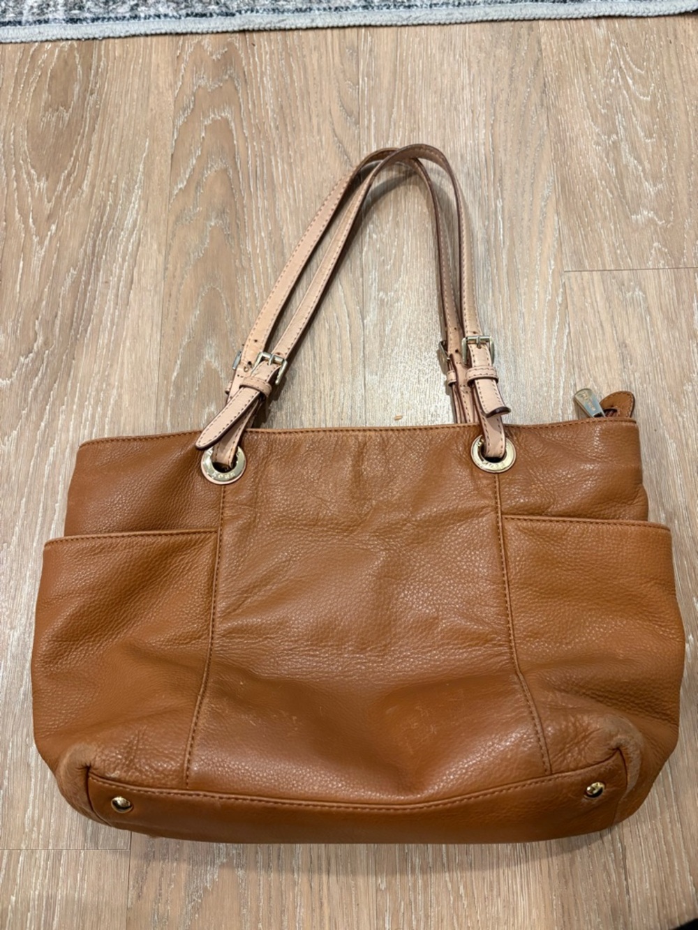 Michael Kors Brown Leather Shoulder Bag